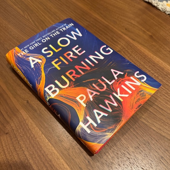Paula Hawkins A Slow Fire Burning Gripping Thriller Hardcover Book Like New - Picture 2 of 7